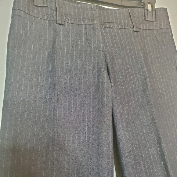 TRINA TURK Pinstripe Wide Leg Trouser Pants - Picture 5 of 7